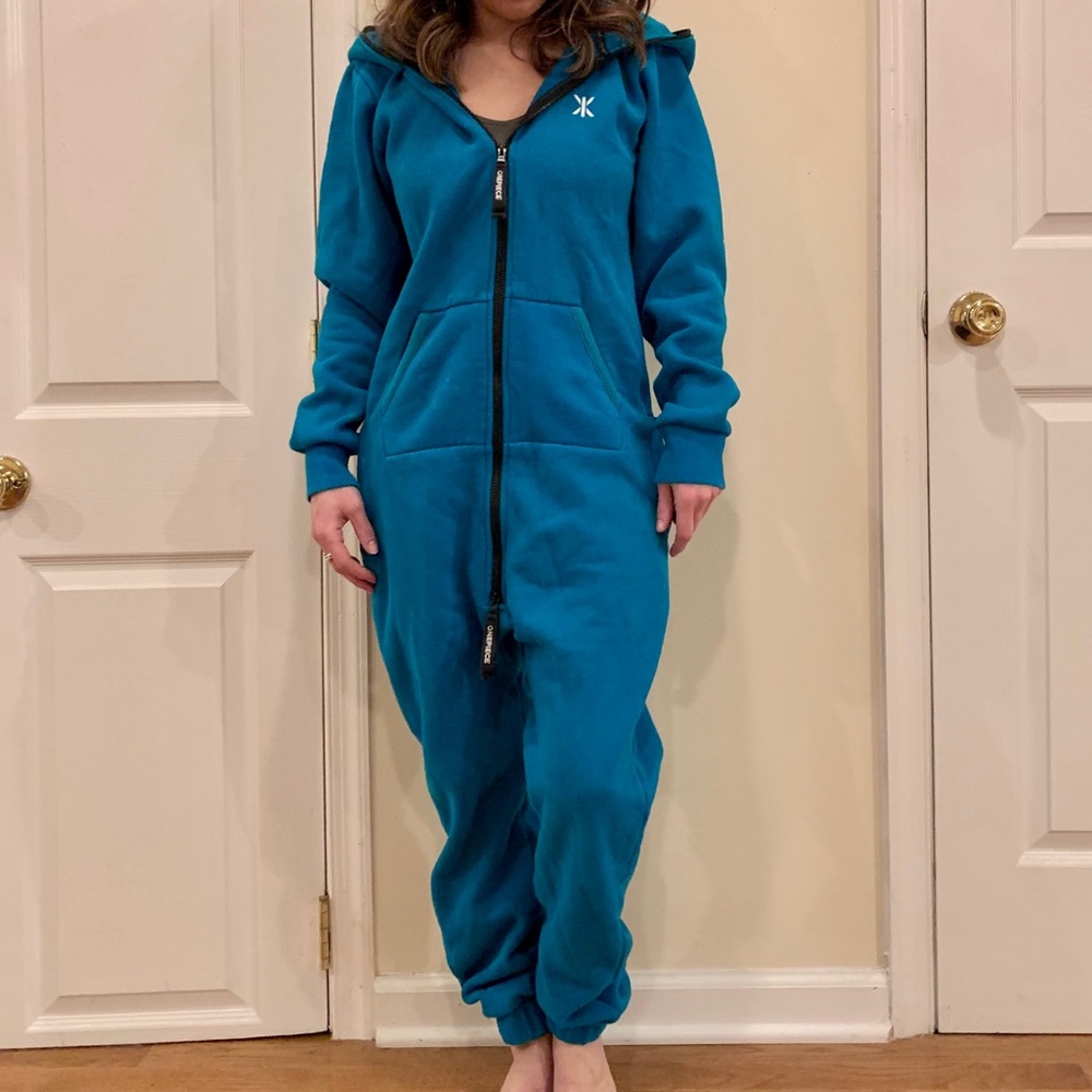Teal onepiece jumpsuit